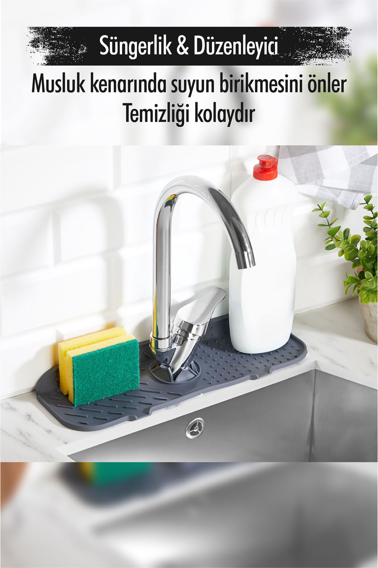 Silikon Lavabo Matı (13*36 CM)